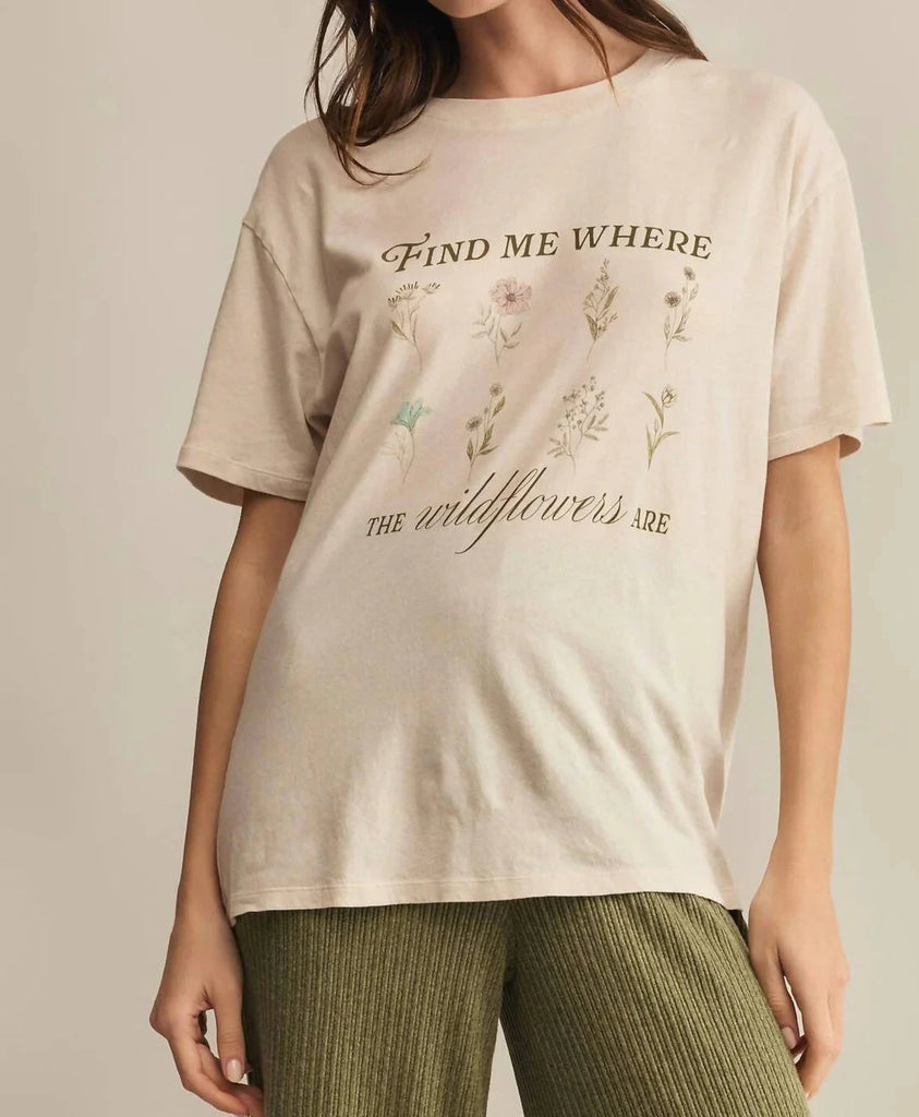 Top - Z Supply Boyfriend Wildflowers Tee