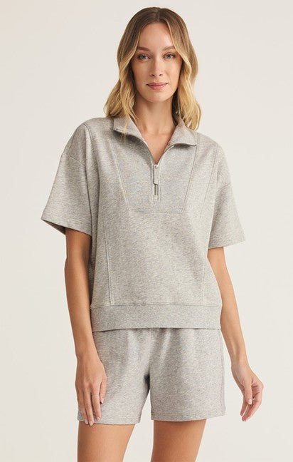 Top - Z Supply Club Polo Sweatshirt