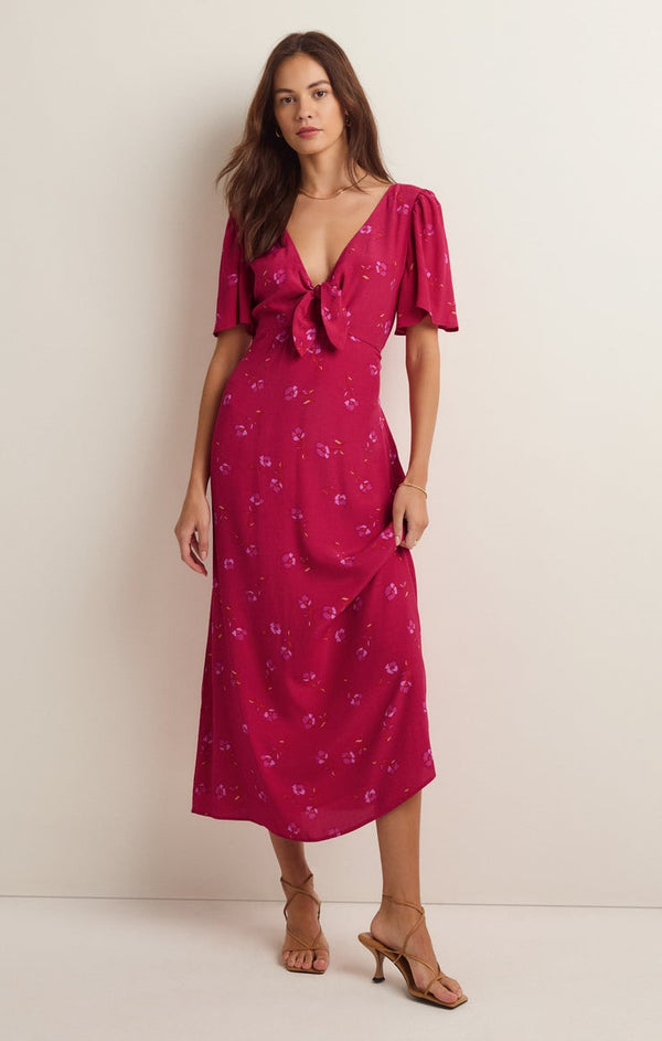 Dress - Z Supply Mavis True Love Floral Midi Dress
