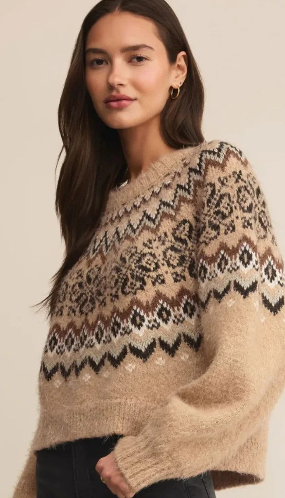 Top - Z Supply Kenaby Fair Isle Oathe Sweater