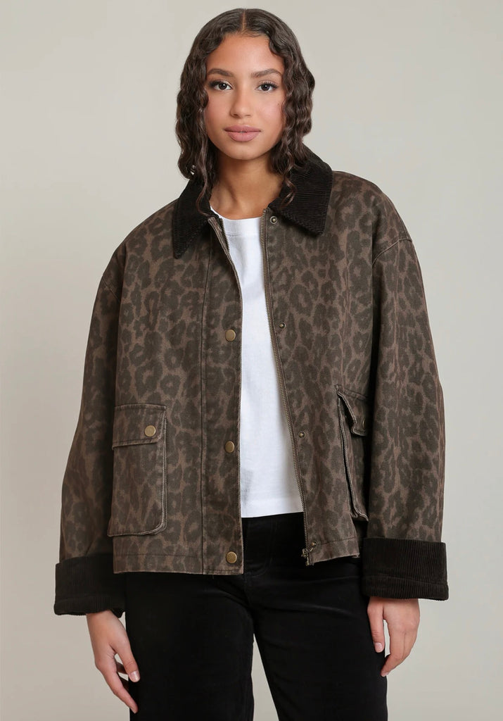 Top - Dex Leopard Print Jacket