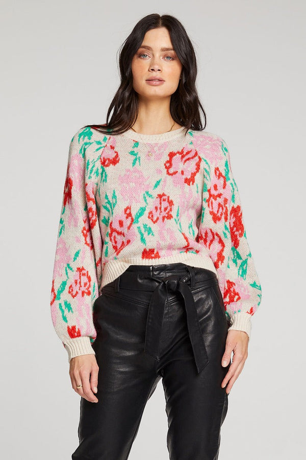 Top - Saltwater Luxe Noble Floral Sweater