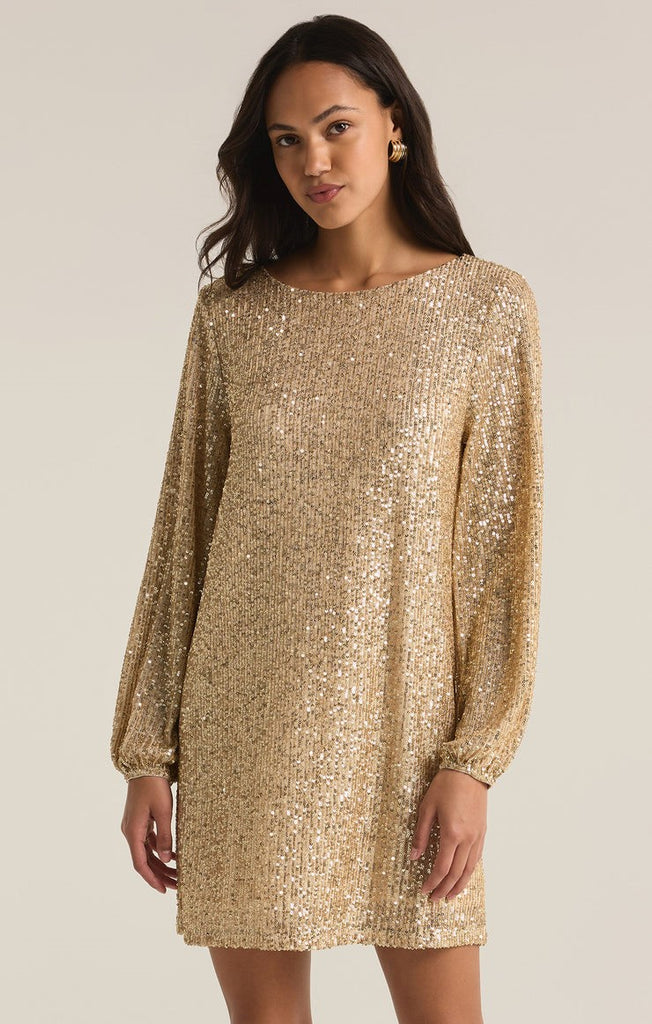 Dress - Z Supply Andromeda Sequin Mini Dress