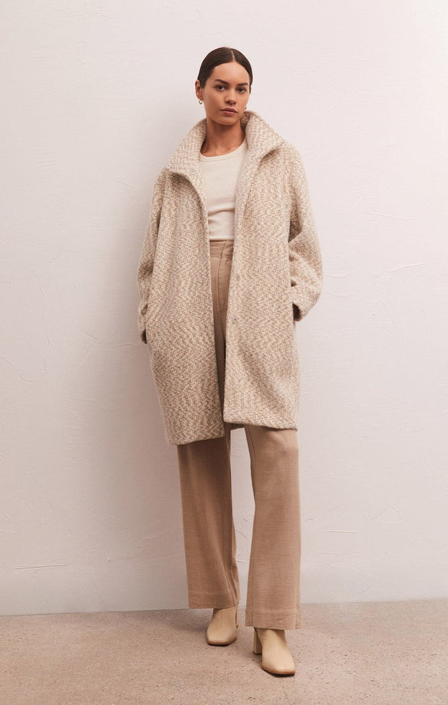 Top - Z Supply Connor Mohair Knit Coat
