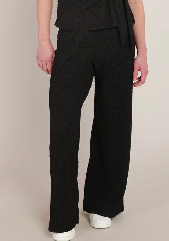 Pants -Dex Textured Wide Leg Pant