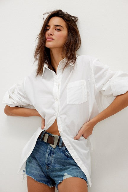 Top - Free People Sabine Tailored Shirt