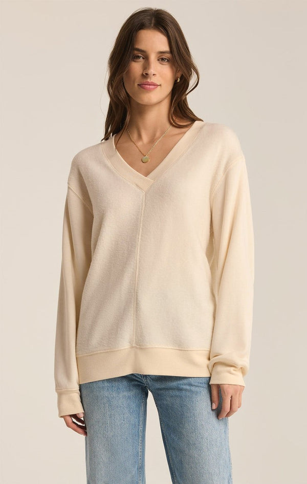 Top - Z Supply Off The Clock Cozy Sweatshirt