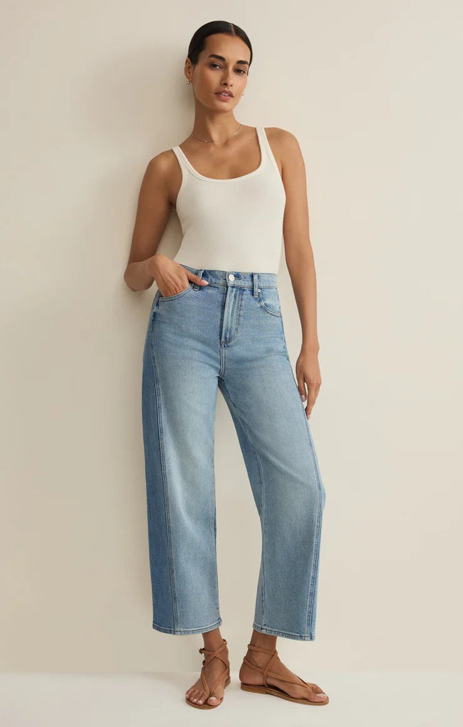 Pants - Z Supply Luna Stretch Denim Crop Pants