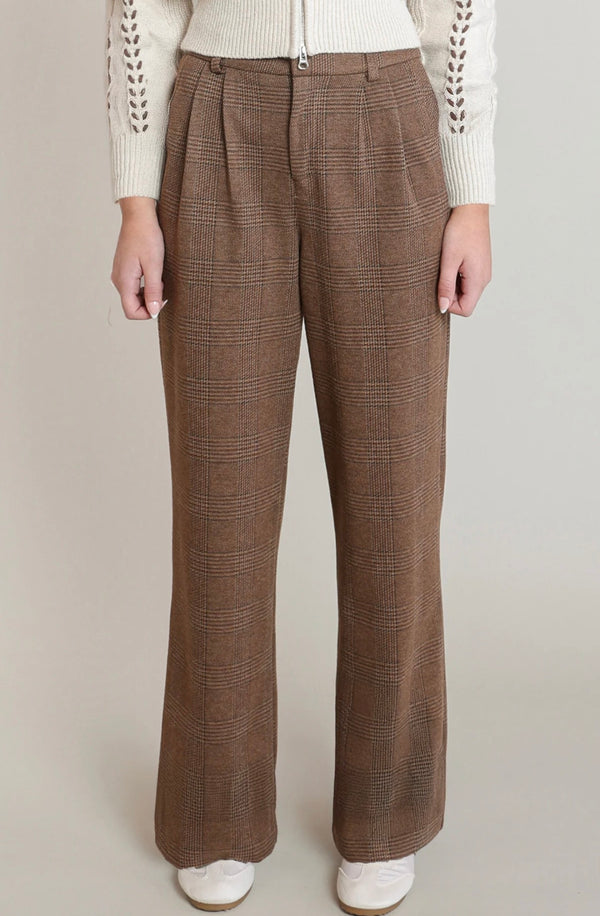 Pants - Dex Houndstooth Trousers