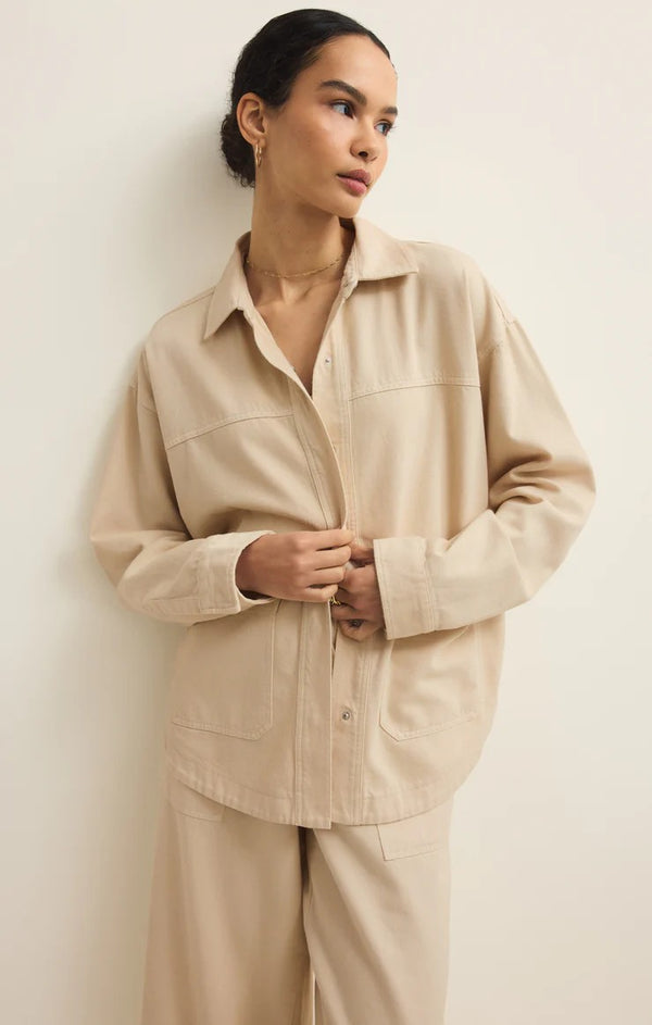 Top - Z Supply Bay Breeze Twill Jacket