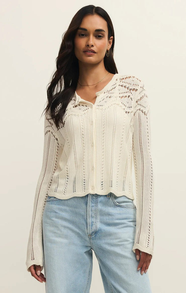 Top - Z Supply Alycia Crochet Sweater