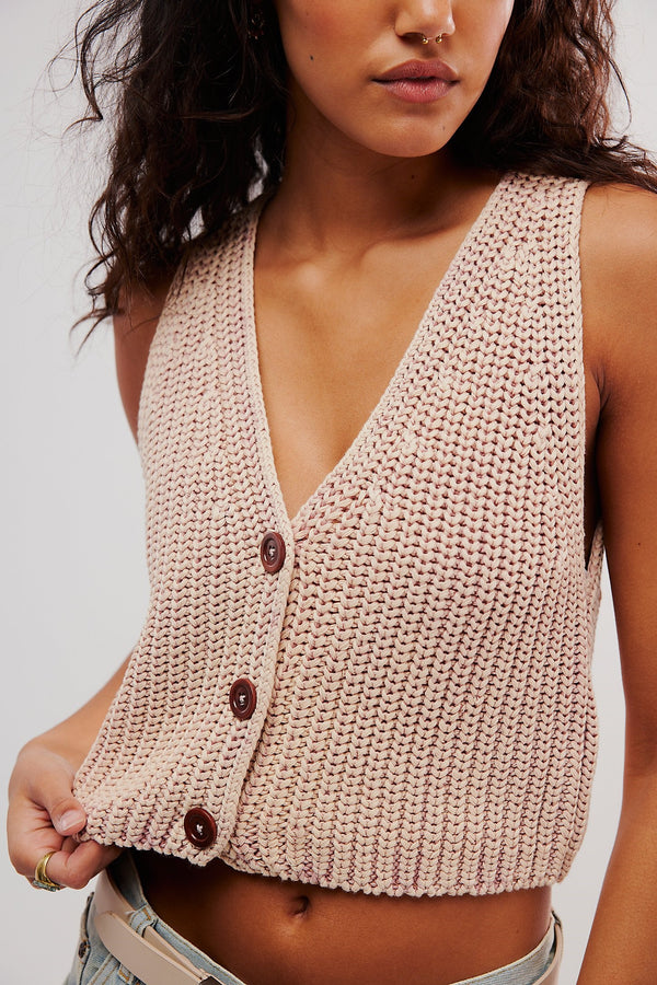 Top - Free People Close To Me Vest