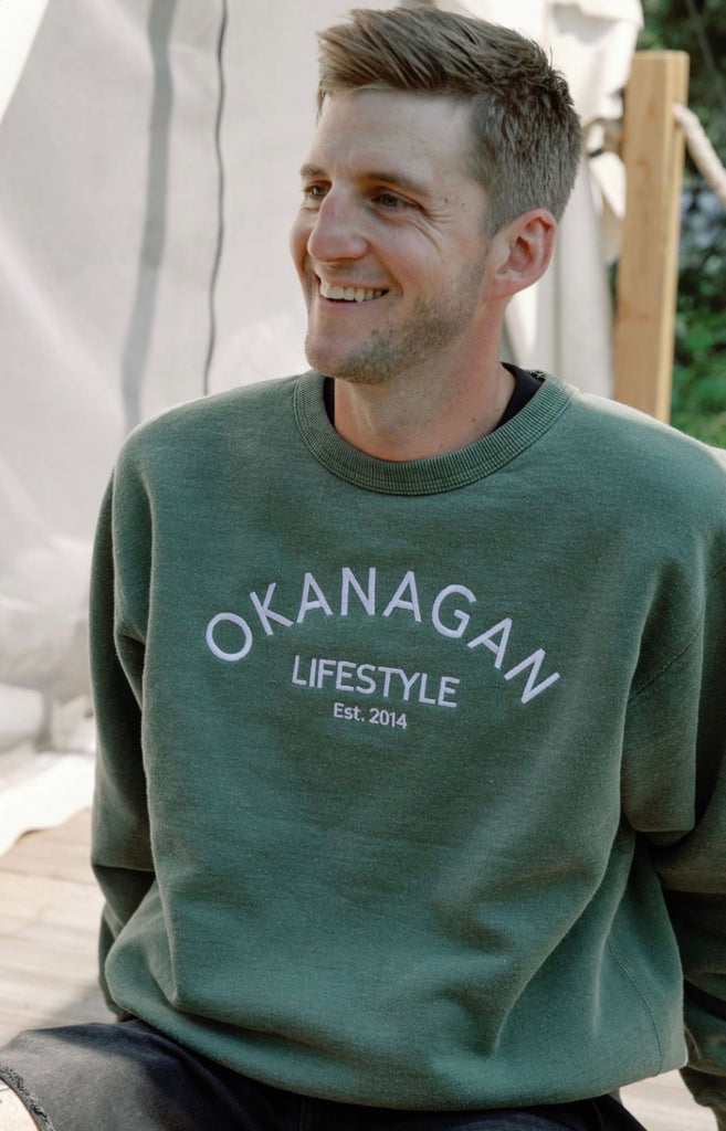 Top - Okanagan Lifestyle Evergreen Cannery Crewneck