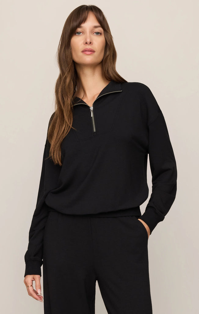 Top - Z Supply Gate Check Modal Sweatshirt