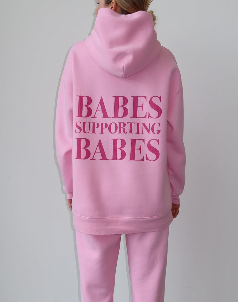 Top - Brunette The Label 'Babes Supporting Babes' Big Sister Hoodie