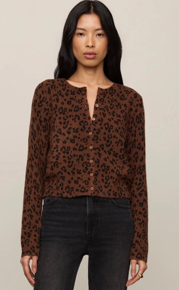 Top - Z Supply Medina Leopard Cardigan