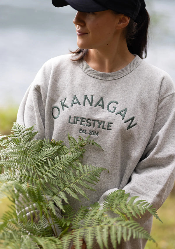 Top - Okanagan Lifestyle Spruce Crewneck