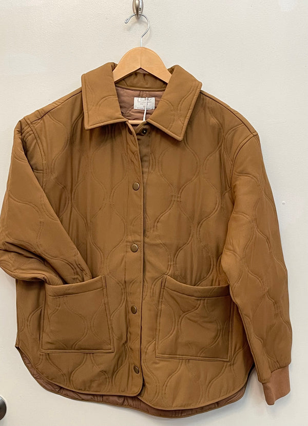 Top - Z Supply Long Distance Quilted Jacket