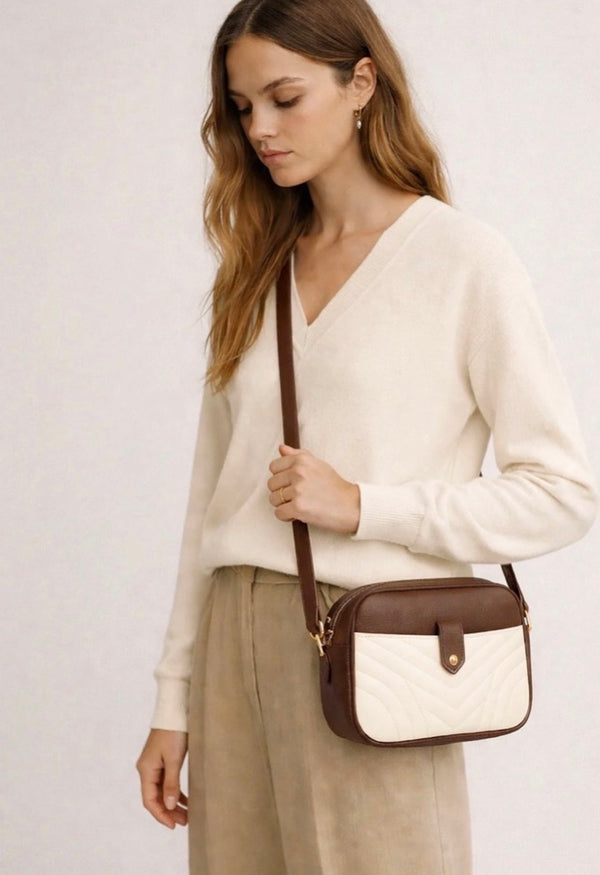 Accessory - Bizou PU Crossbody Handbag & Clutch