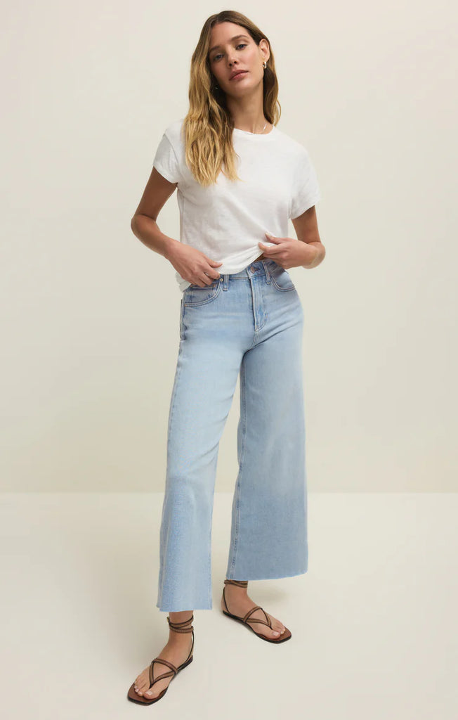 Pants - Z Supply Nova Crop High Rise Wide Leg