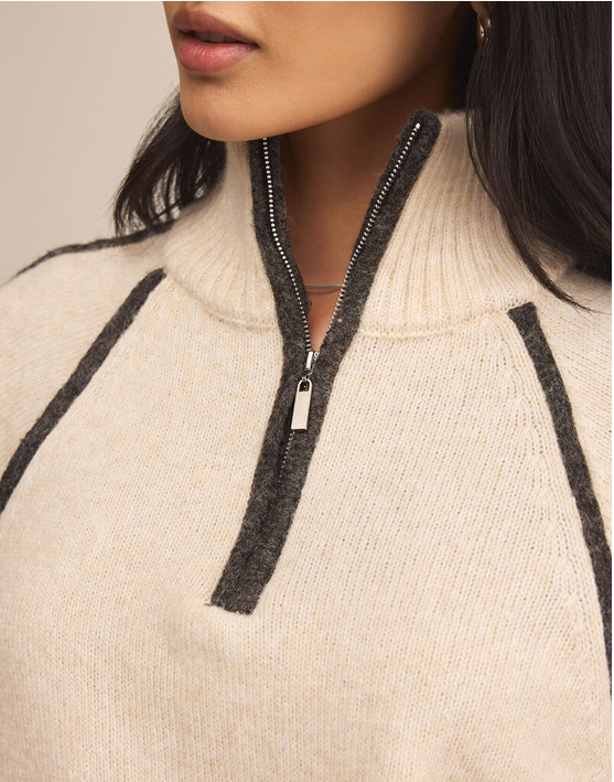 Top - Z Supply Alps Half Zip Sweater