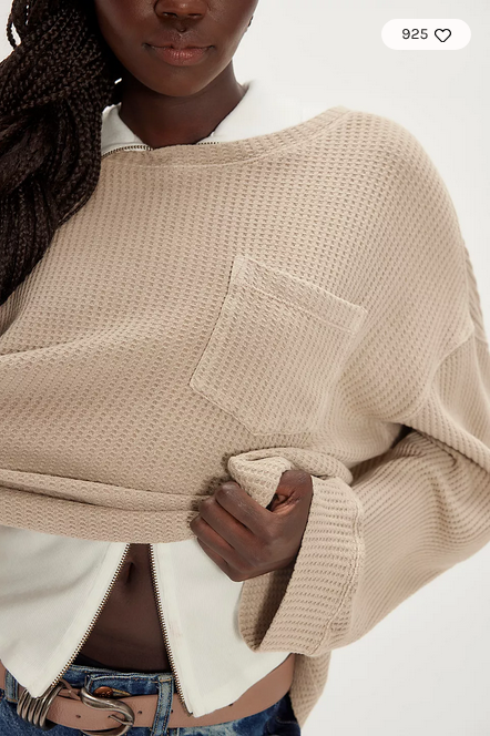 Top - Free People Dawson Pocket Thermal