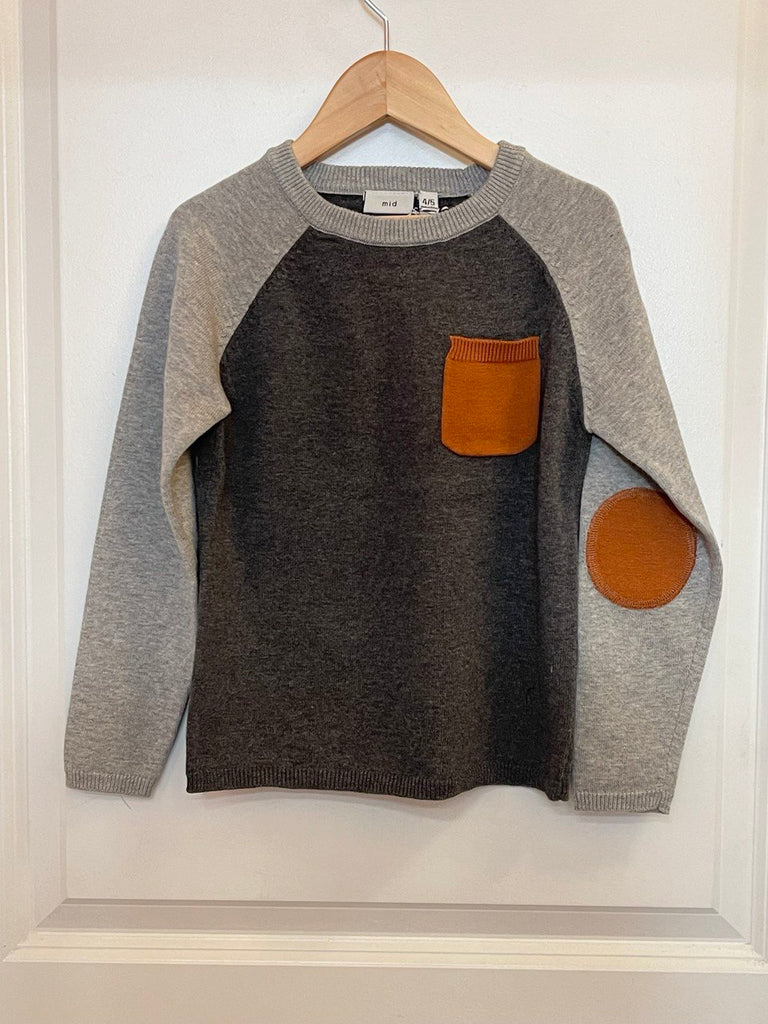 Top - Kids Elbow Patch Sweater
