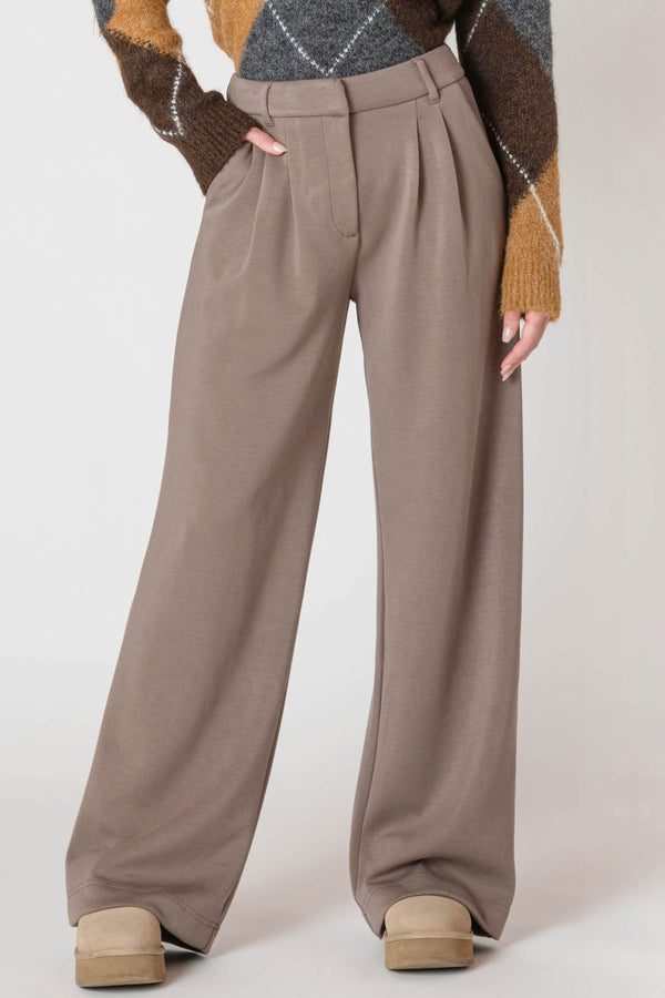 Pants - Dex Wide Leg Knit Trouser