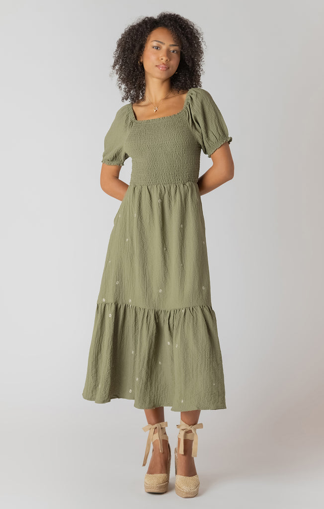 Dress - Dex Smocked Tiered Maxi Dress