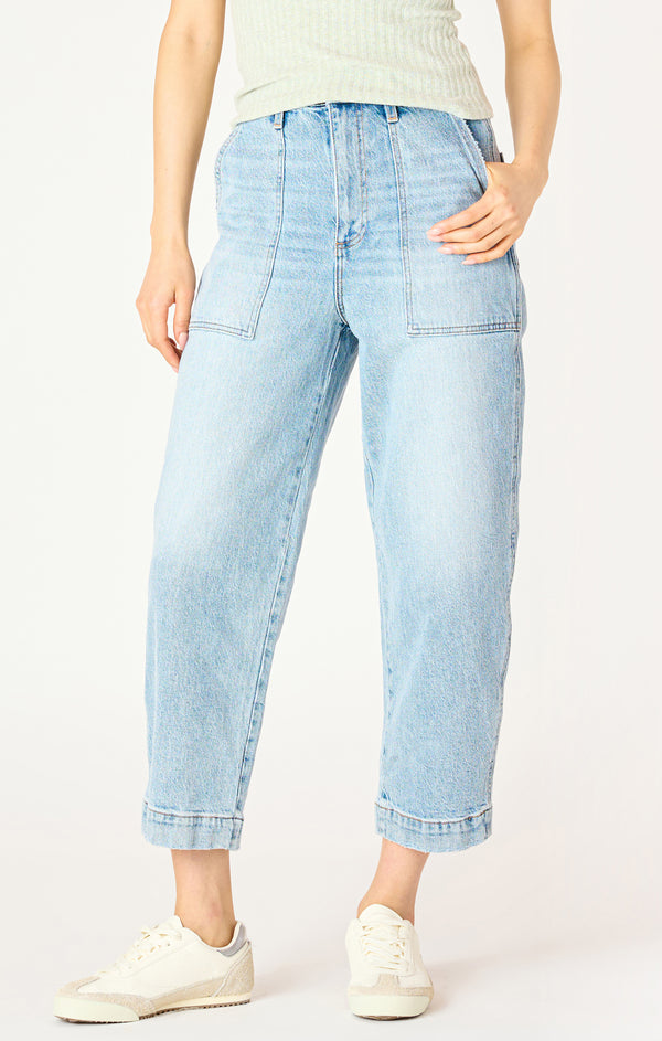 Pants - Dex High Rise Straight Leg Ankle Jeans