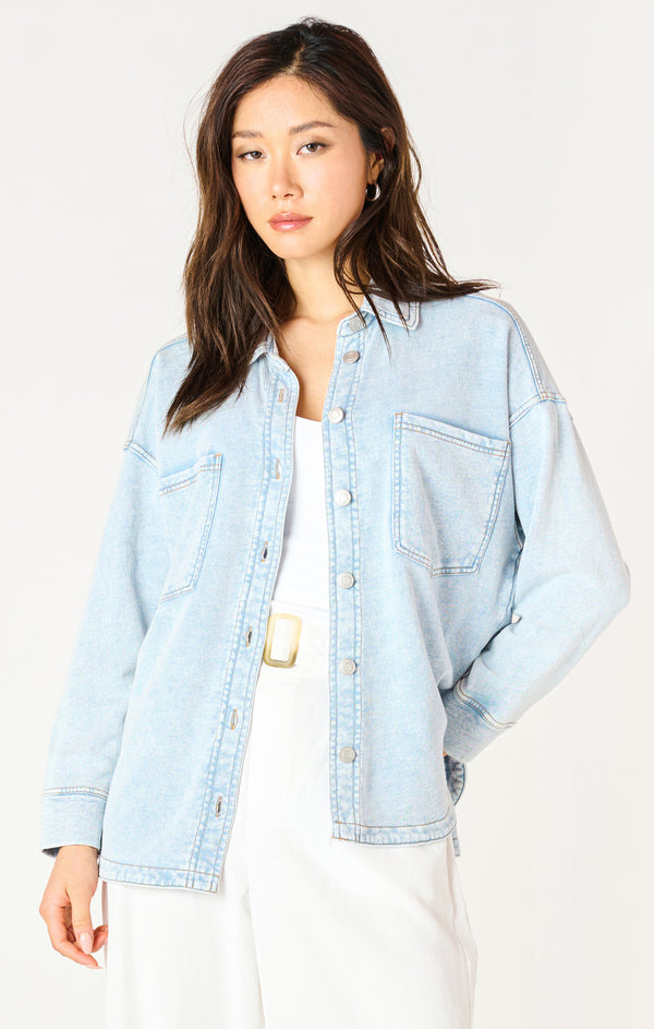 Top - Dex Knit Denim Jacket