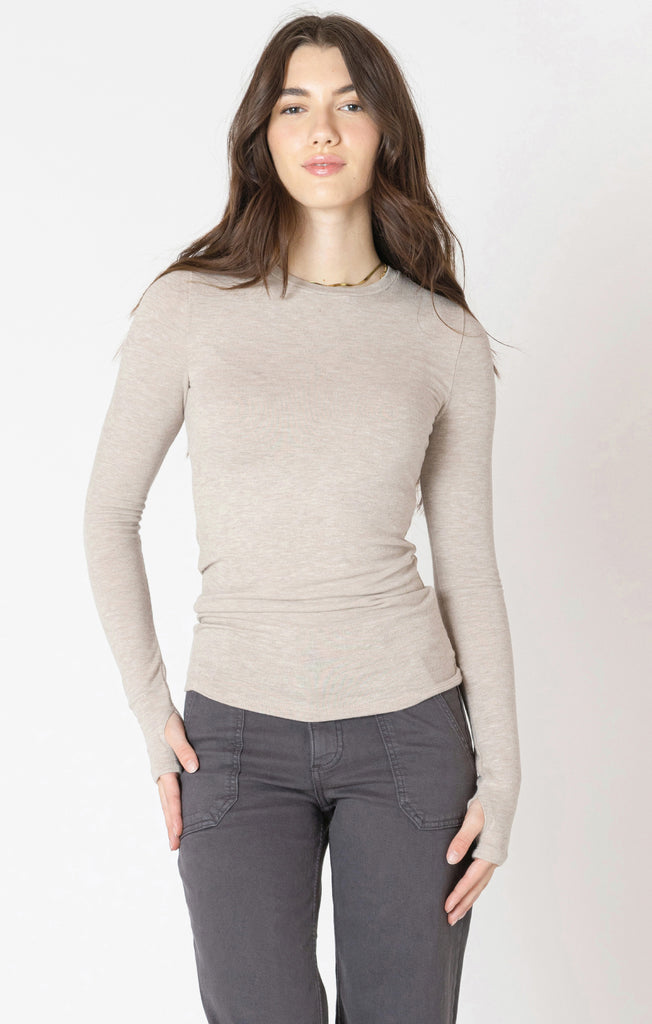 Top - Dex Brushed Crew Neck Tee