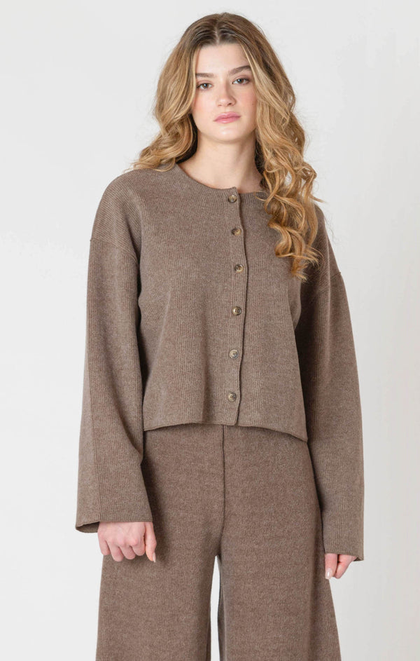 Top - Dex Ribbed Cardigan