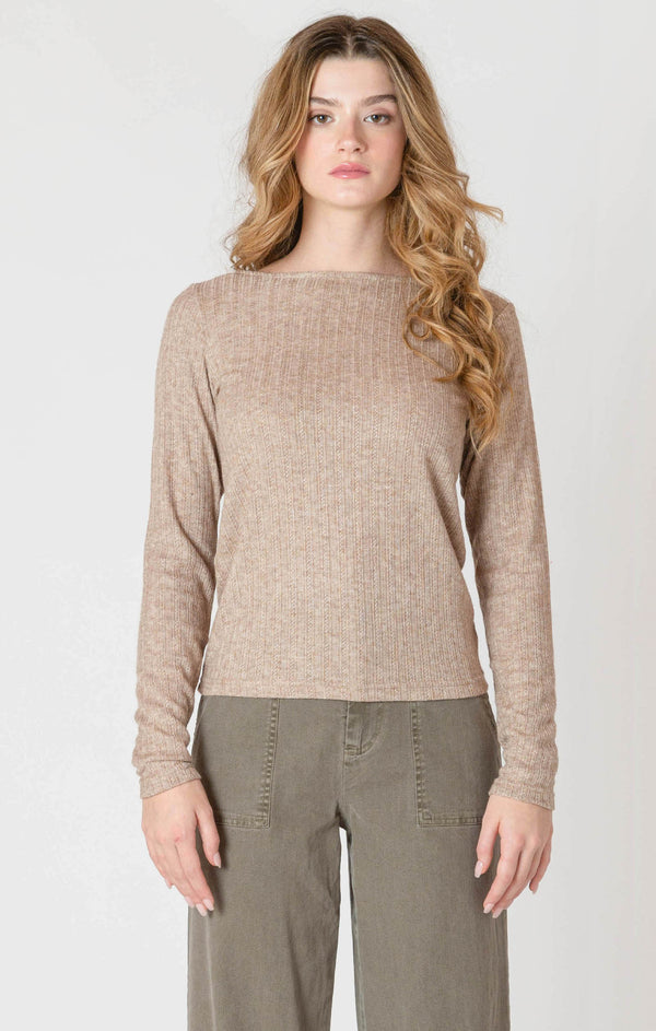 Top - Dex Boatneck Textured Top