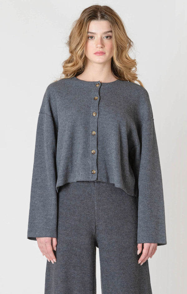Top - Dex Ribbed Cardigan
