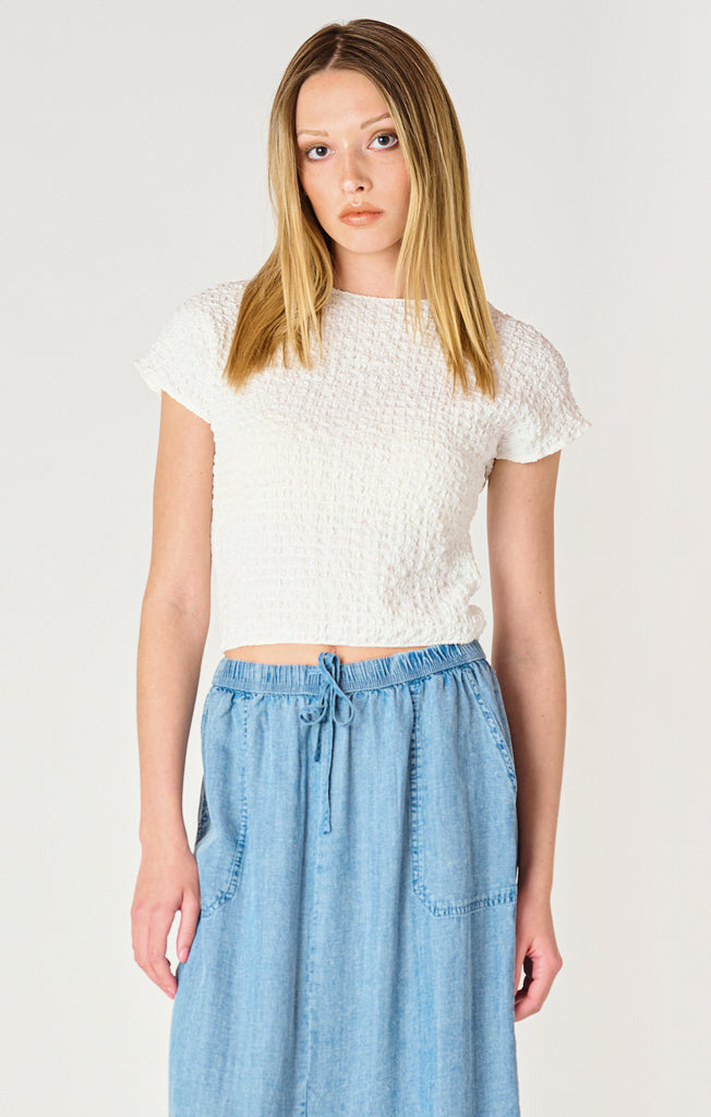 Top - Dex Short Sleeve Textured Tee