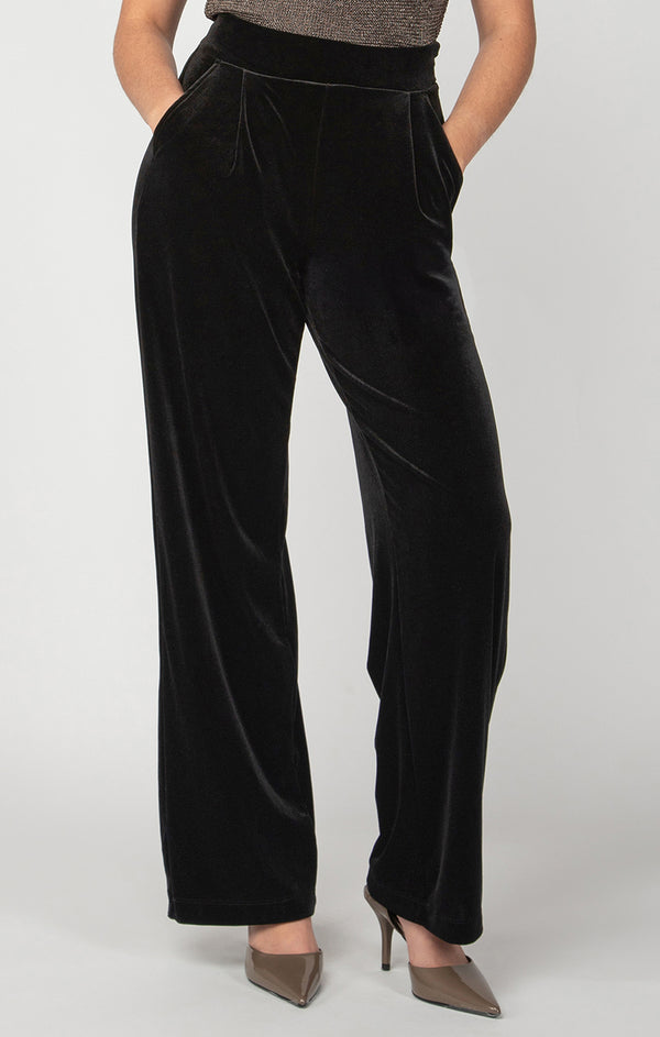 Pants - Dex Wide Leg Velour Pants