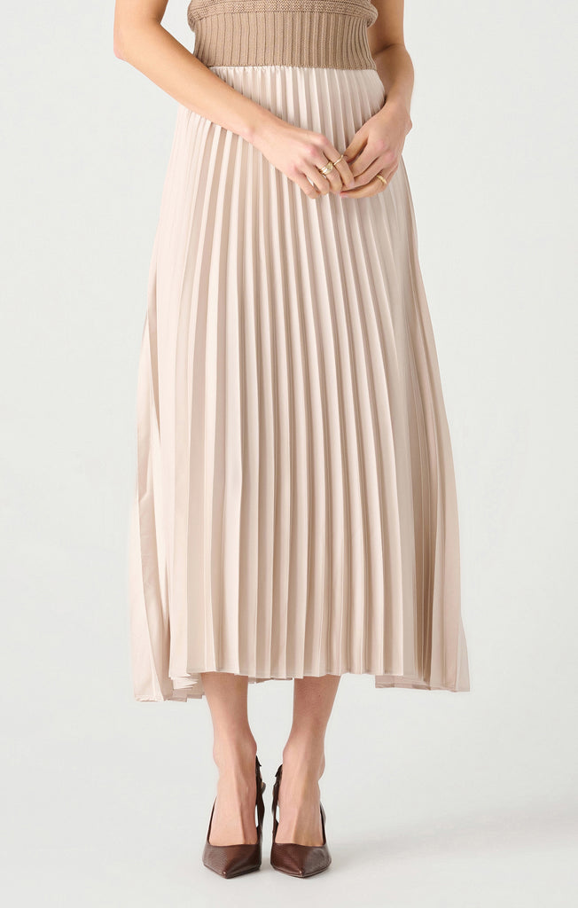 Skirt - Dex Pull On Pleated Maxi Skirt