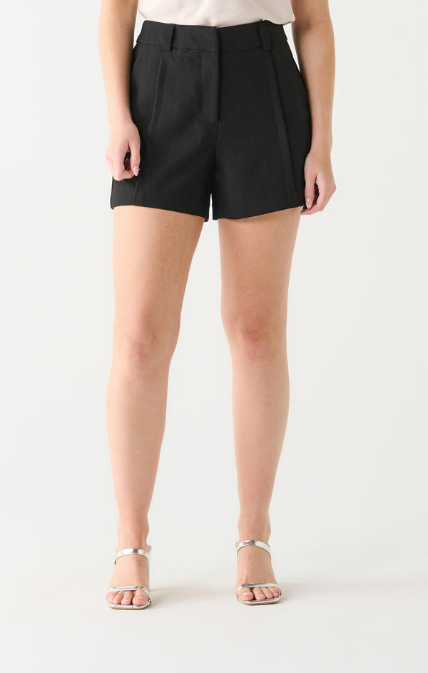 Shorts - Dex High Waist Structured Bermuda Shorts