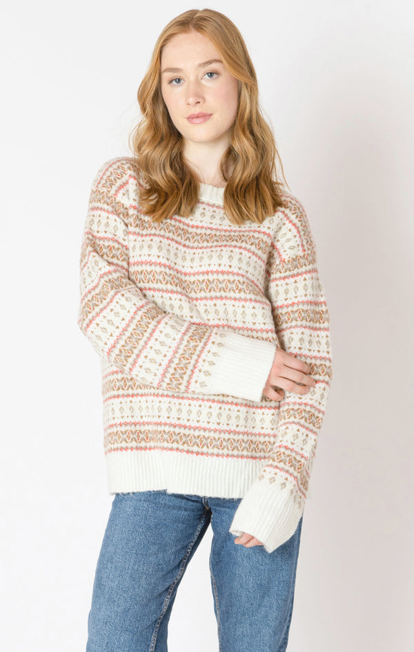 Top - Dex Oversized Patterned Sweater