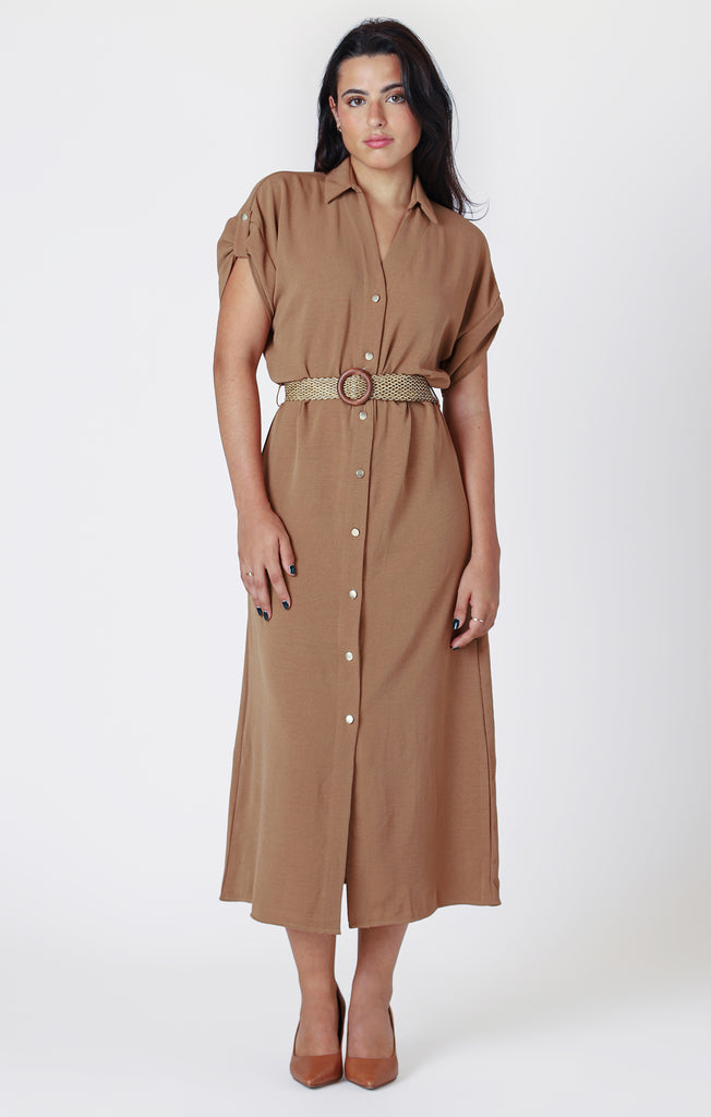 Dress - Dex Belted Shirt Dress