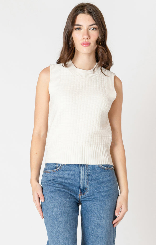 Top - Dex Textured Stitch Sweater Tank