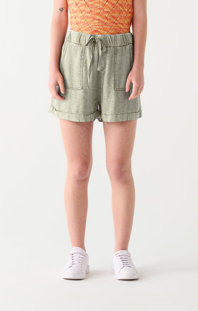 Shorts - Dex High Waist Drawstring Shorts