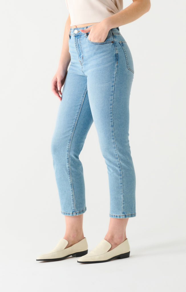 Pants - Dex High Rise Relaxed Straight Jeans – Something Pretty Boutique