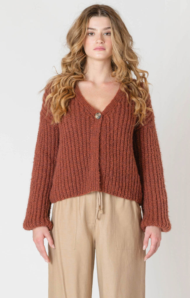 Top - Dex Single Button Cardigan