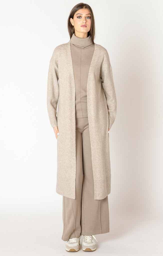 Top - Dex Longline Open Cardigan