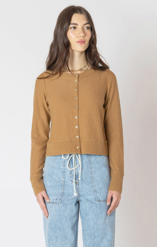 Top - Dex Easy Crewneck Cardigan