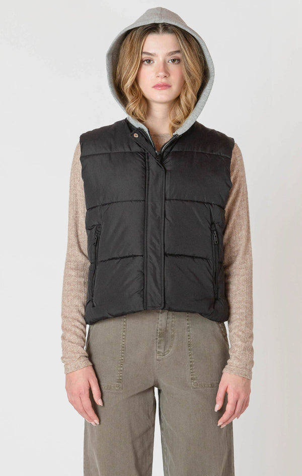 Top - Dex Short Puffer Vest