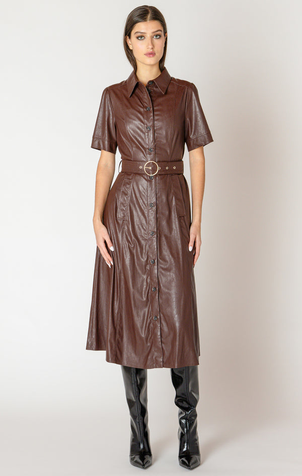 Dress - Dex Belted Shirt Dress