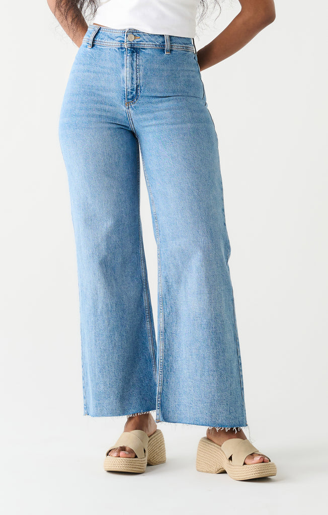 Pants - Dex High Waist Culotte Jeans